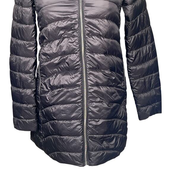 GAP Women’s Black Nylon Packable Puffer Coat Size XS Fits a Small NWOT - Picture 3 of 11